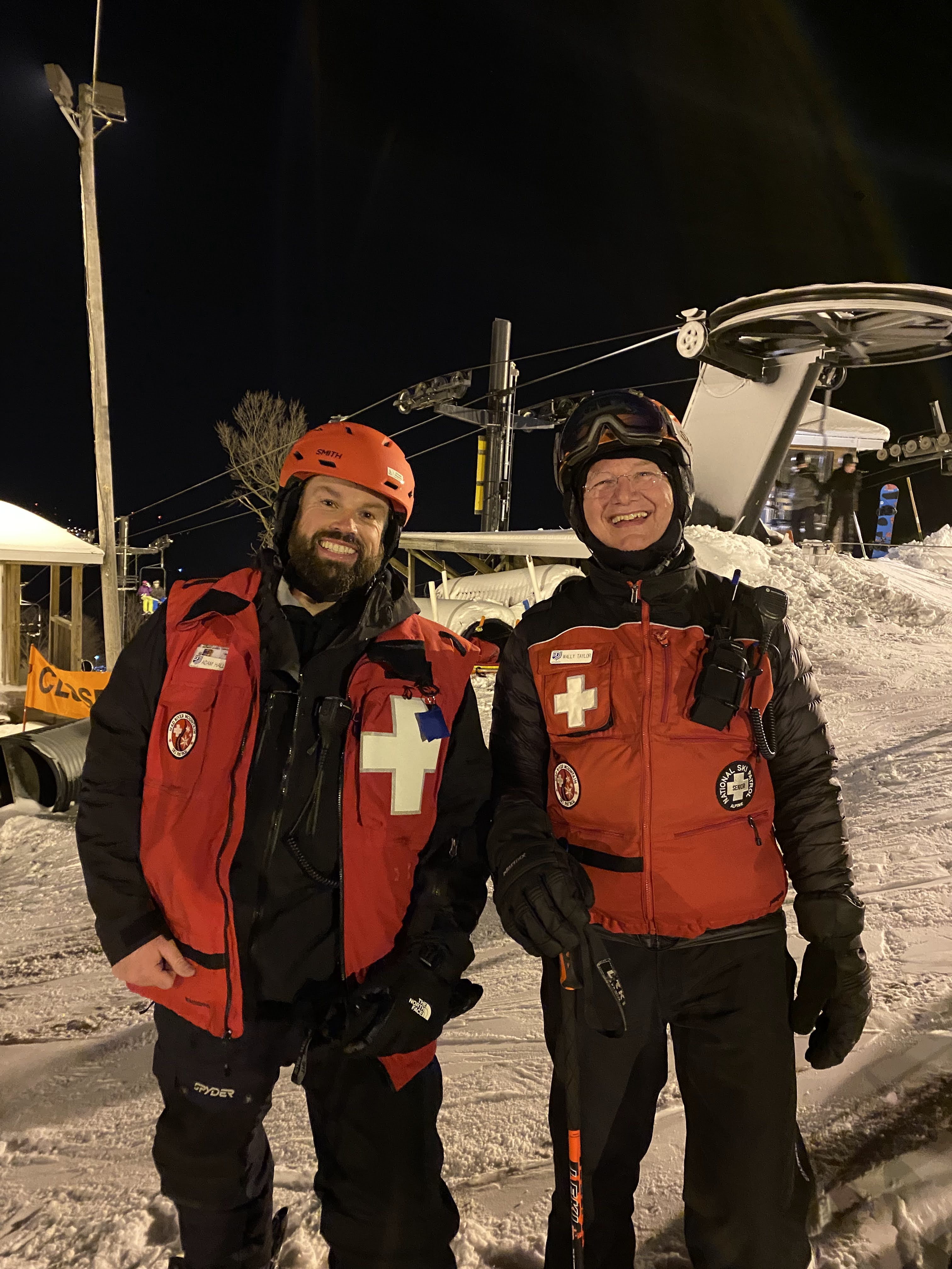 Adam Hall gets his red coat!